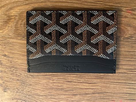 goyard card carrier|goyard card holder retail price.